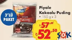 PİYALE KAKAOLU PUDİNG 3'LÜ PAKET